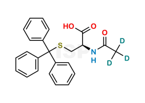 N-(Scetyl-d3)-S-trityl-L-cysteine - Image 1