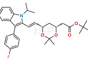 (3R,5S)-Fluvastatin-3,5-Acetonide Tert-Butyl Ester - Image 1
