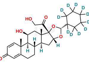 Desisobutyryl Ciclesonide-D11 - Image 1
