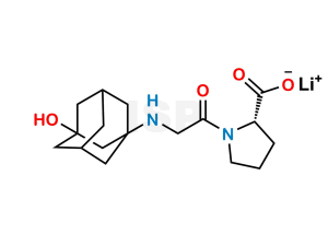 Vildagliptin Carboxylic Acid (lithium salt) - Image 1