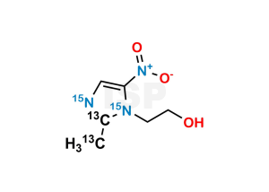 Metronidazole-13C2,15N2 - Image 1