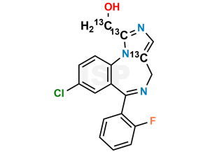 1’-Hydroxy Midazolam-13C3 - Image 1