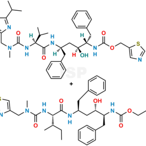 Mixture of Ritonavir Isoleucine Analog & Ritonavir EP Impurity R - Image 1