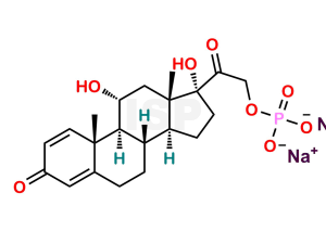 Prednisolone sodium phosphate Impurity Isomer 1 - Image 1