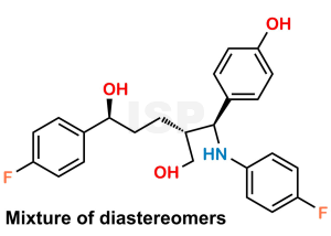 Ezetimibe Open-Ring Alcohol (Mixture of Diastereomers) - Image 1