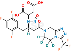 N-Nitroso Sitagliptin FP Impurity A D4 - Image 1